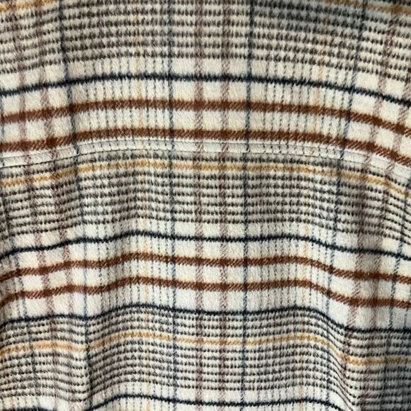 Joie Brushed Boxy Plaid Jacket, Shacket. Large. Cropped. Autumn Festival - Picture 14 of 16